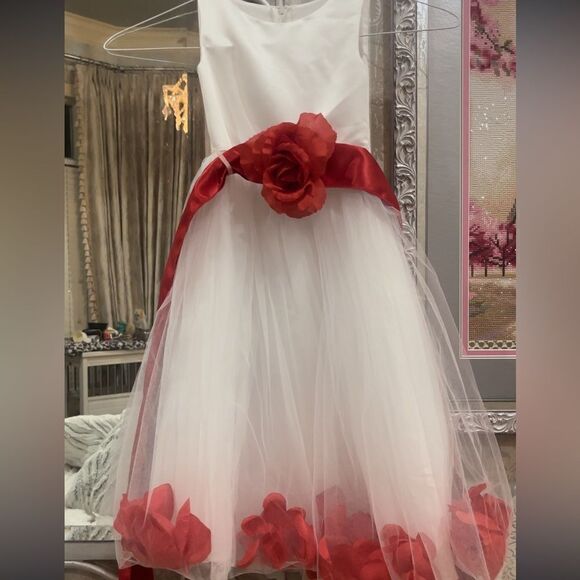 GIRL'S Spring Tulle Rose Dress 👗 - Picture 8 of 17